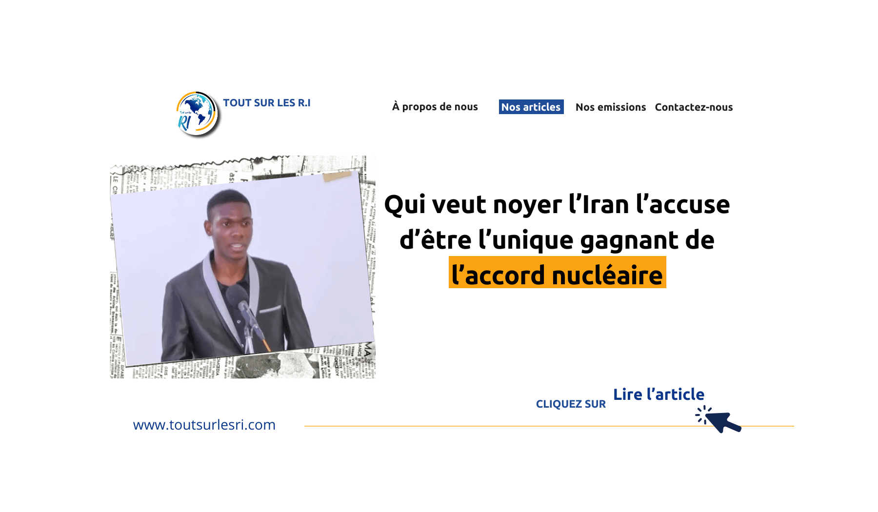 Qui veut noyer l’Iran l’accuse d’être l’unique gagnant de l’accord nucléaire